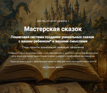 [Дмитрий Зверев] Мастерская сказок (2026)
