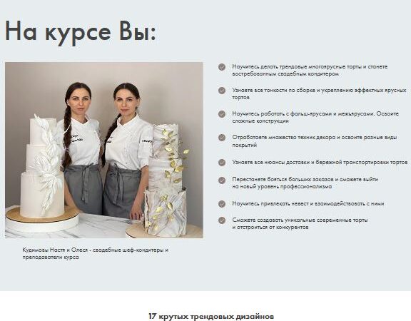 [Анастасия Кудимова, Олеся Кудимова] Свадебный кондитер. Тариф Все включено (2026)