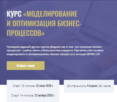 [Дмитрий Чертов] Моделирование и оптимизация бизнес-процессов (2025)