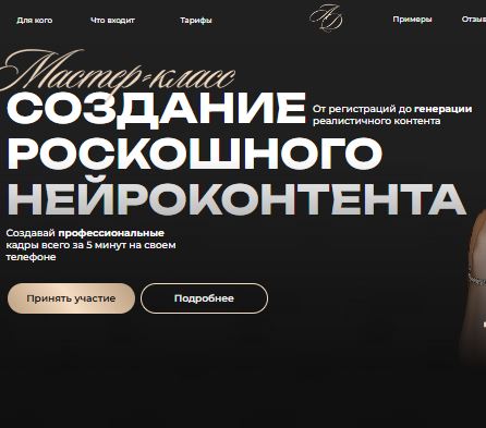 [Аннетта Дамаева] Создание роскошного нейроконтента. Урок Ретушь и цветокоррекция (2026)