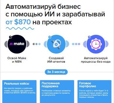 [С. Нагорный, Н. Халин] Курс по AI-агентам. Автоматизируй процессы с помощью ИИ. Тариф База (2026)