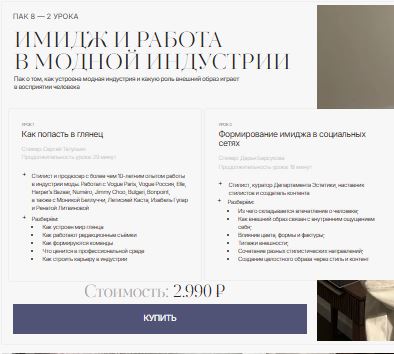 [Полина Подплетенная] Department of Aesthetics. Пак 8 Имидж и работа в модной индустрии (2026)